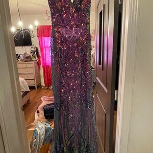 B Darlin sequin prom dress